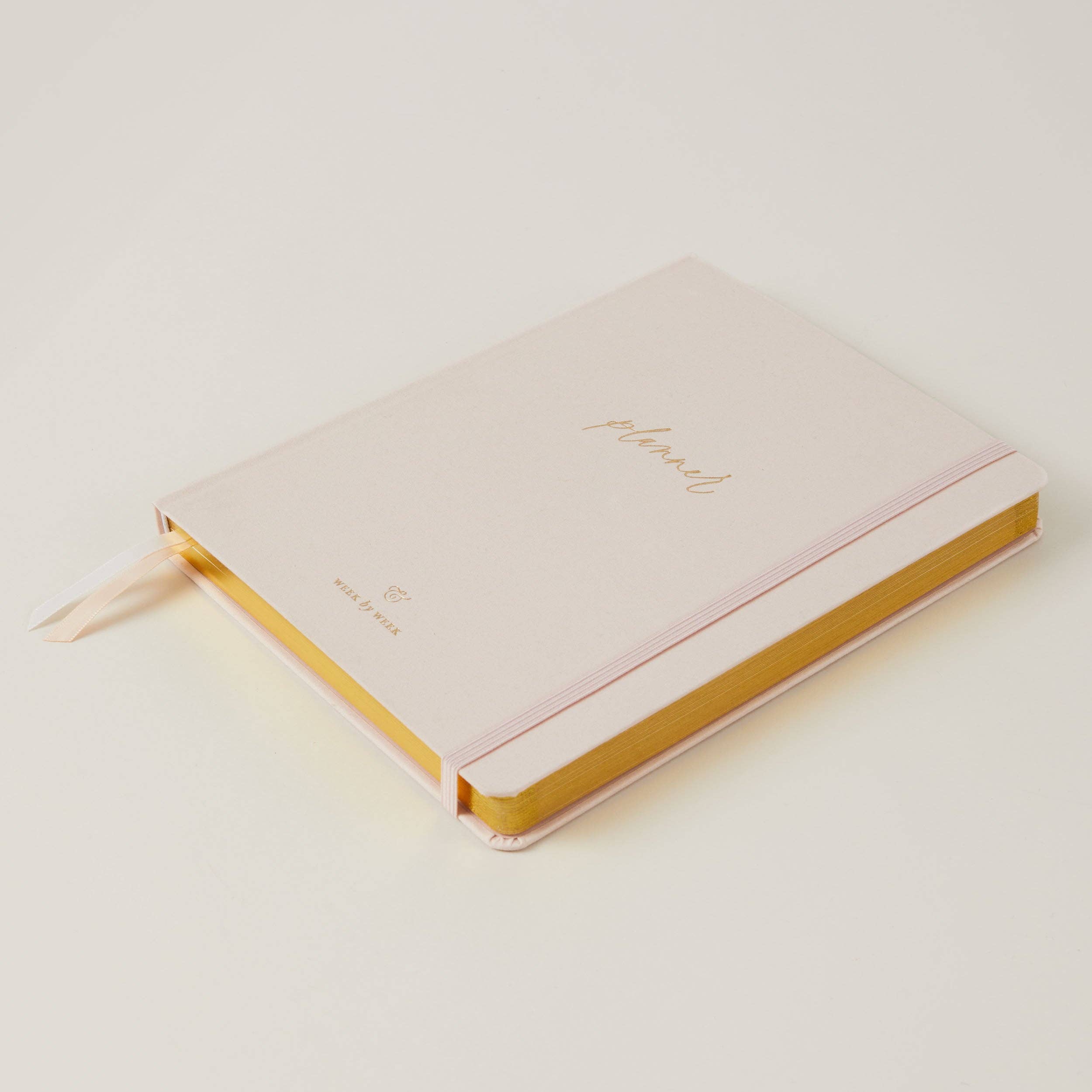 Undated Weekly Planner - Blush (Cloth) - diary gift for her
