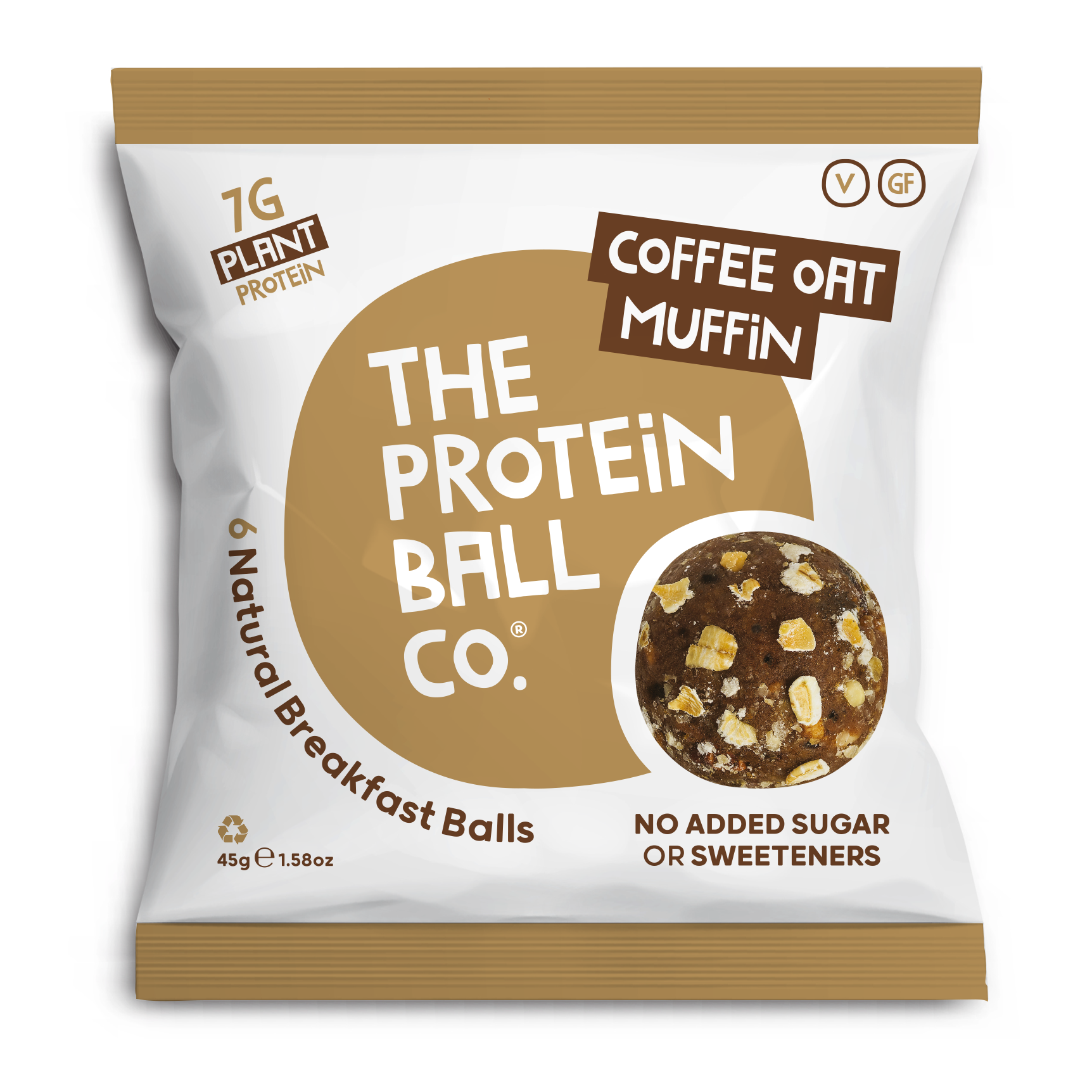 Coffee Oat Muffin Protein Balls - Breakfast on the go