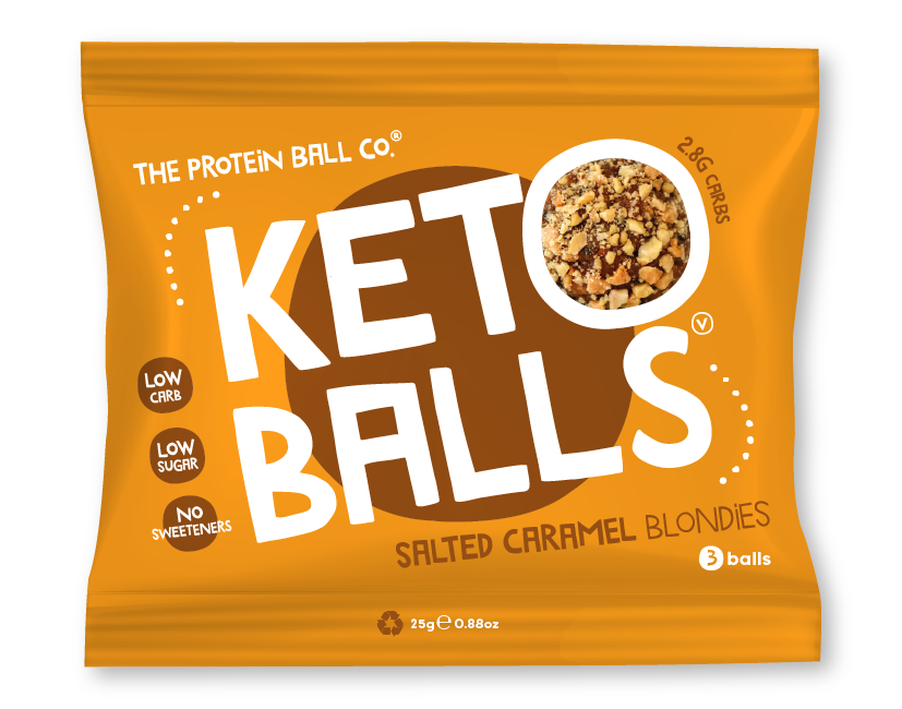 Salted Caramel Blondies Keto Ball Snack