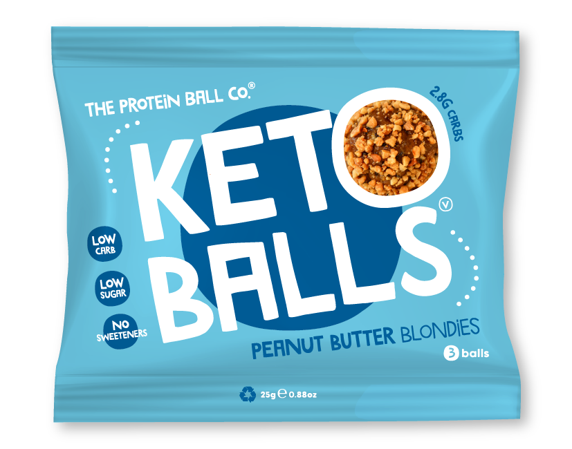 Peanut Butter Blondies Keto Ball Snack