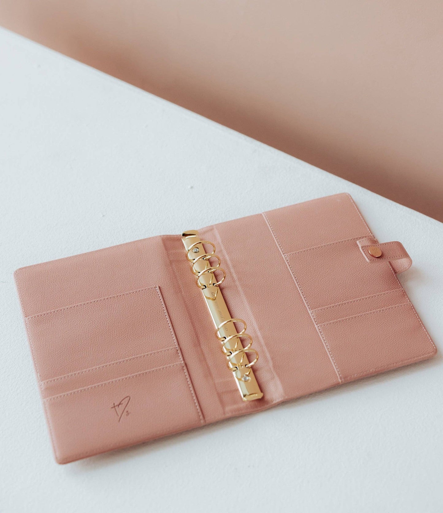 Luxury Ring Binder:  Blush Cover