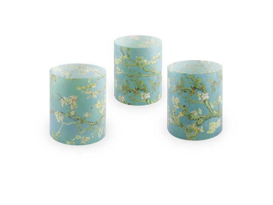 Candle Shades, Set Of 3, Almond Blossom, Van Gogh