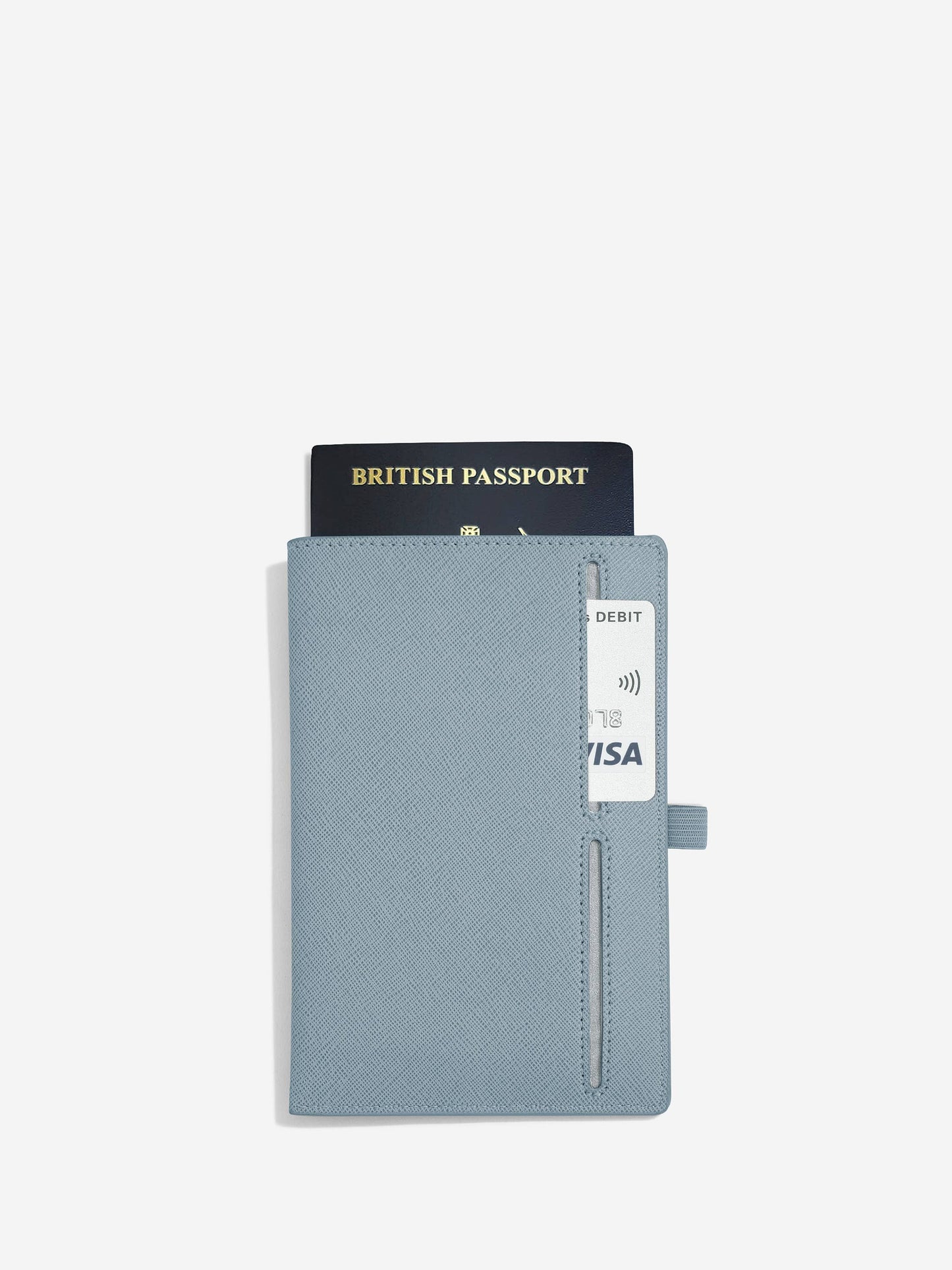 Dusky Blue Passport Sleeve