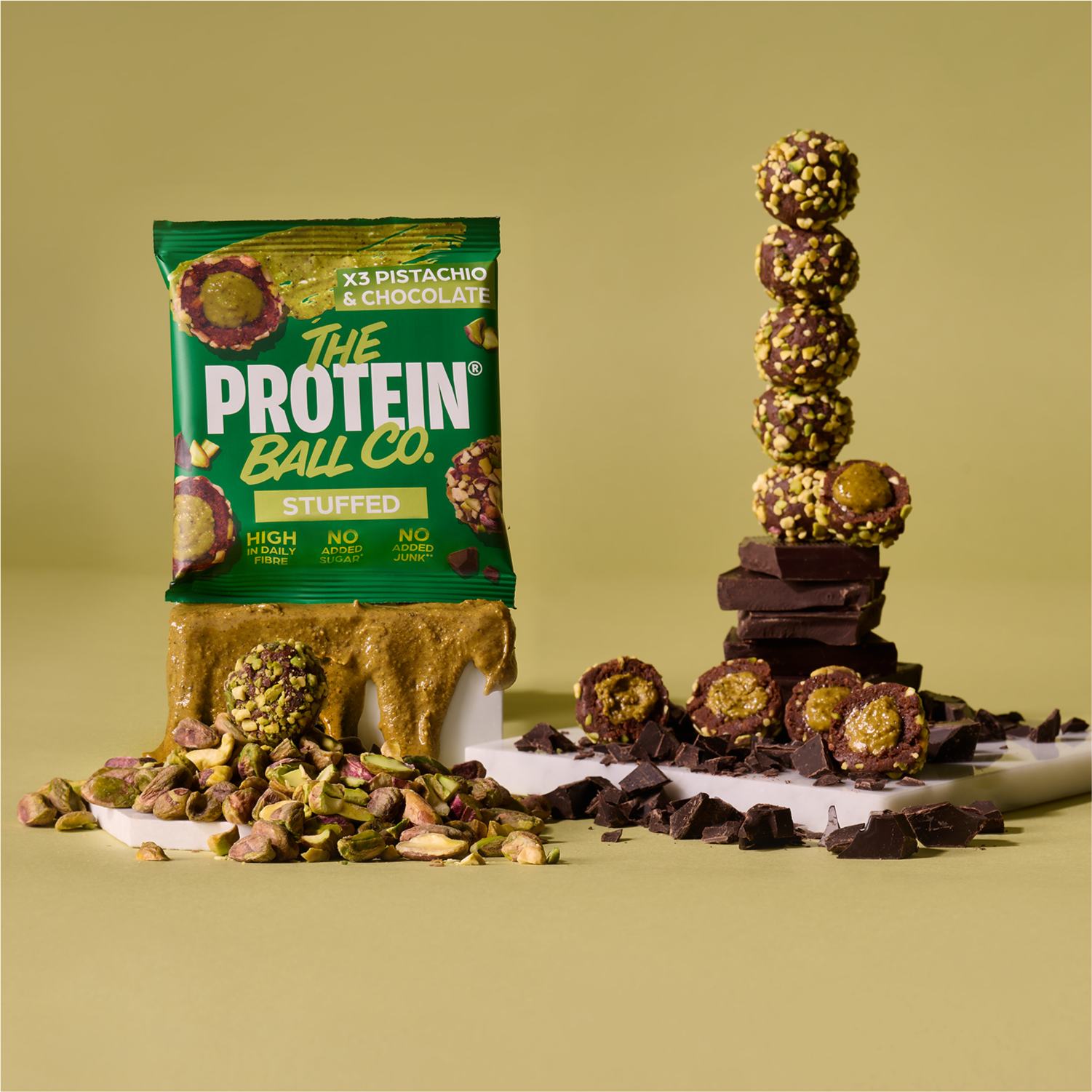 *NEW FLAVOUR* PISTACHIO & CHOCOLATE - STUFFED RANGE 10 X 36G