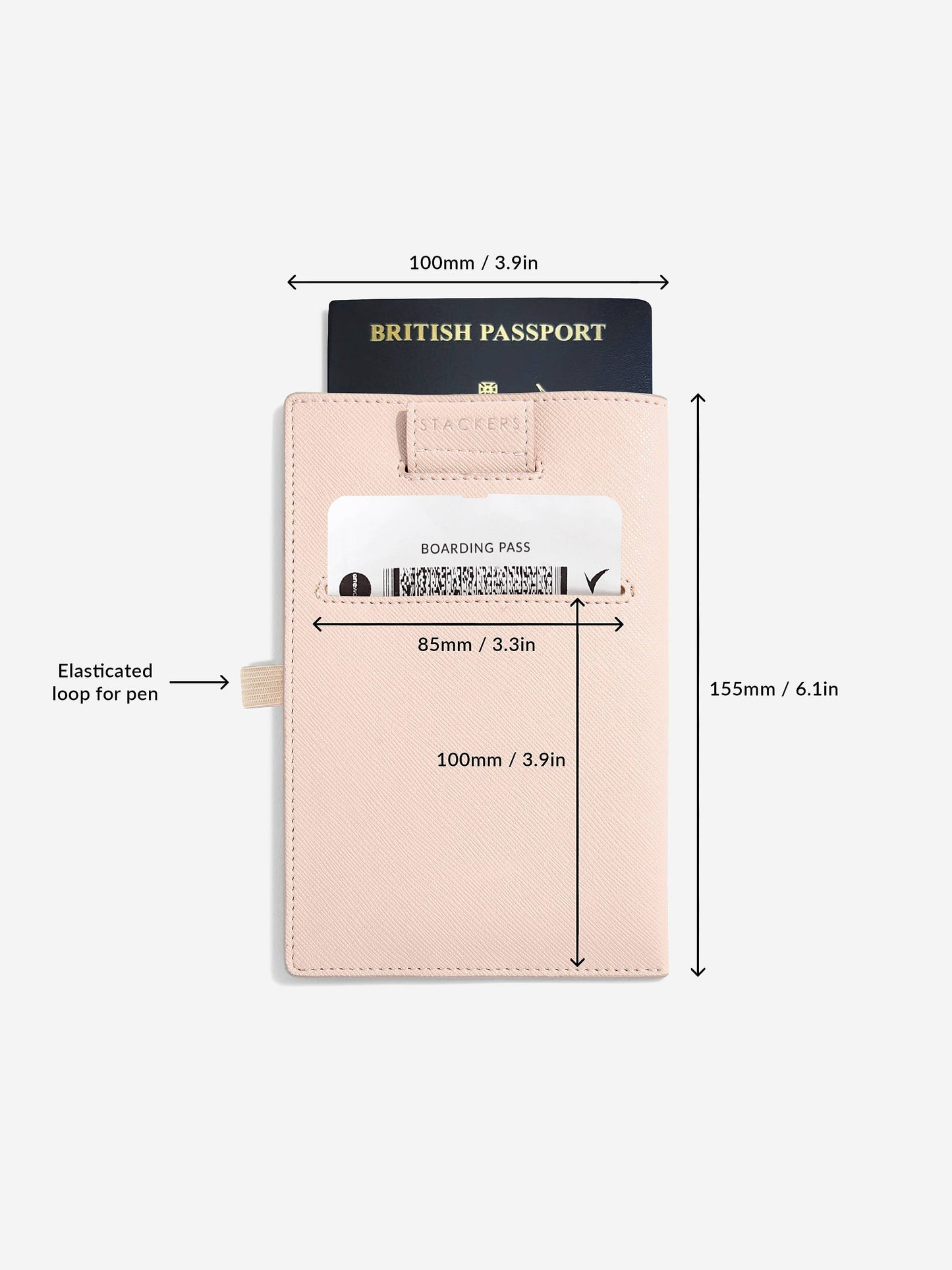 Blush Pink Passport Sleeve