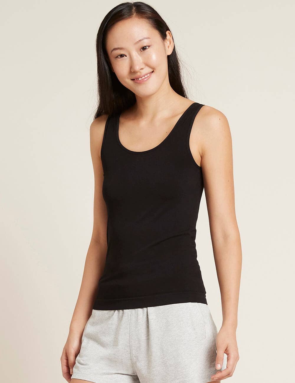 Women's Comfortable Bamboo Tank Top: White / S