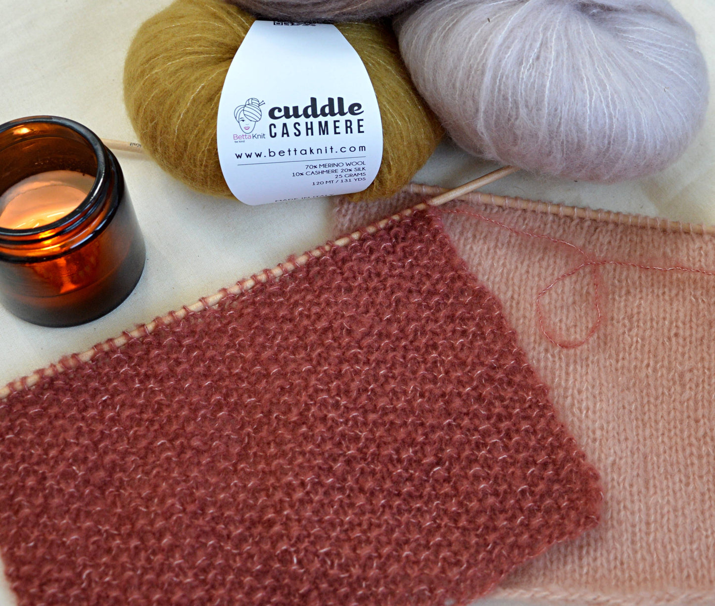 CUDDLE CASHMERE - Soft and Very Warm Cashmere: Lime Punch