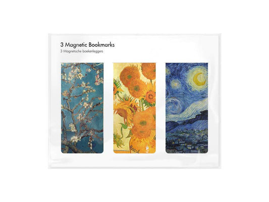 Set of 3, Magnetic bookmark, Vincent van Gogh