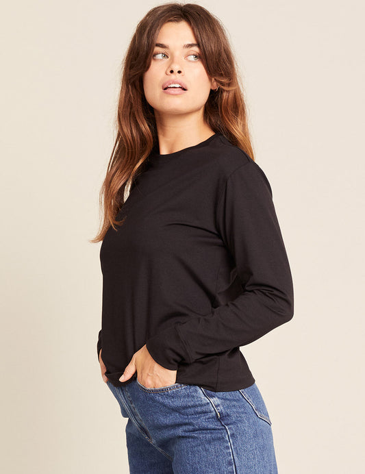 Women's Classic Long Sleeve T-Shirt: Black