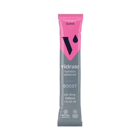 **NEW FLAVOUR** Guava Boost 90mg Caffeine Vidrate Hydrate Sachets