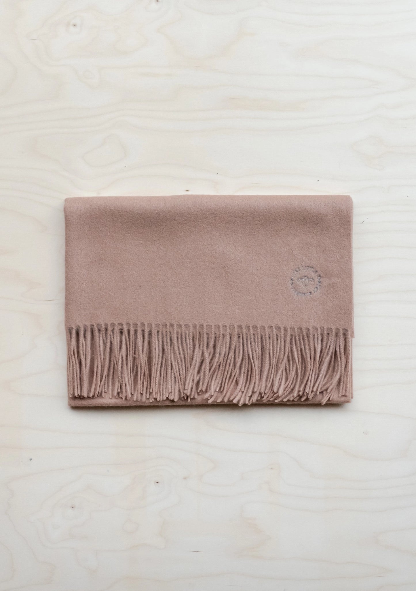 Super Soft Lambswool Baby Blanket in Blush