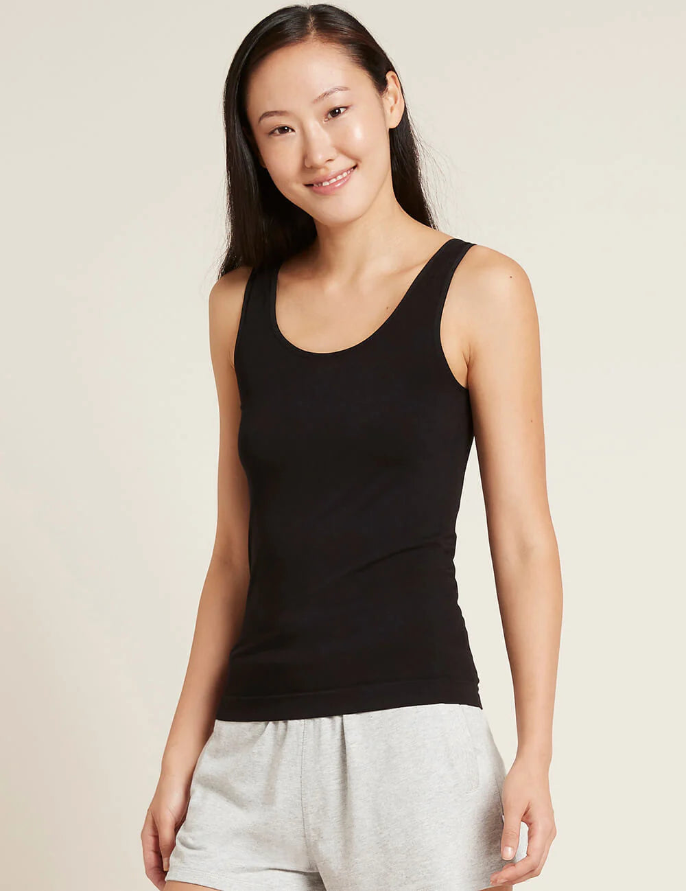 Boody Organic Bamboo Tank Top in Black