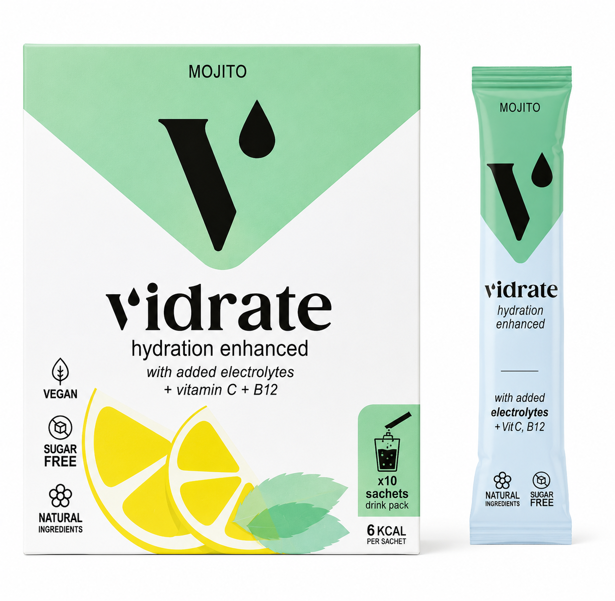 **NEW FLAVOUR** Mojito Vidrate Hydration Sachets
