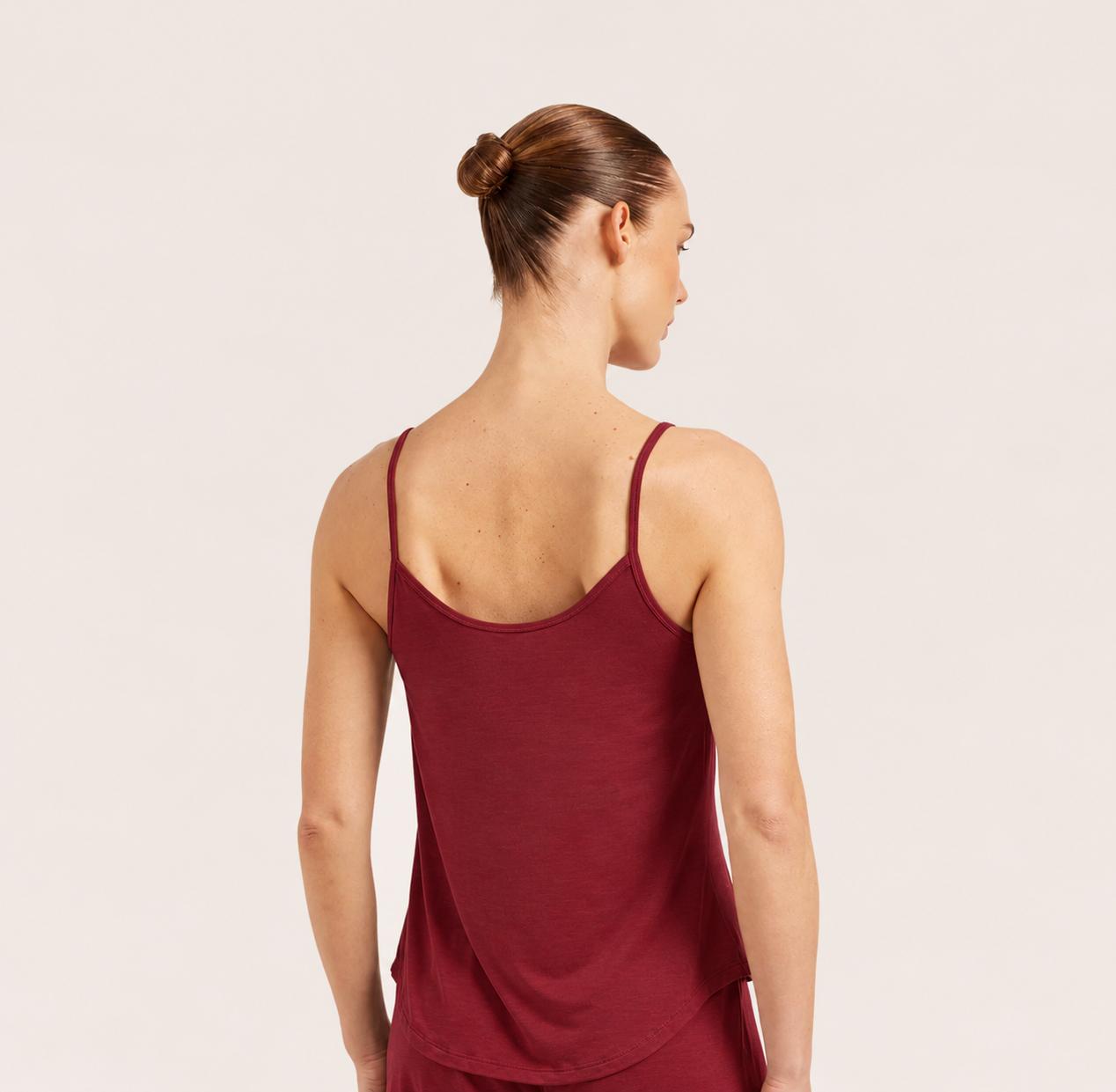 Bamboo Goodnight Sleep Cami Ruby