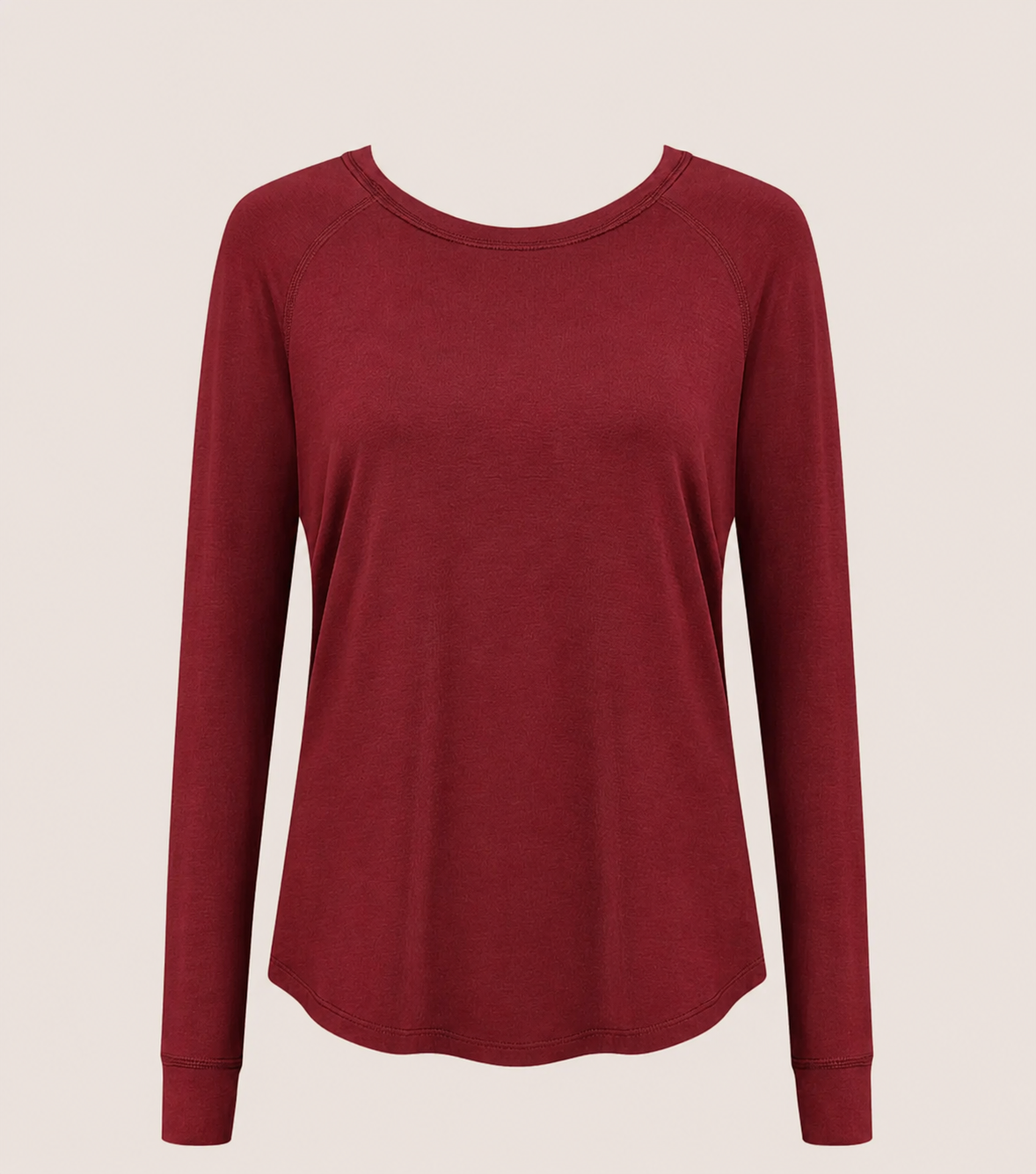 Goodnight Raglan Sleep Top Ruby