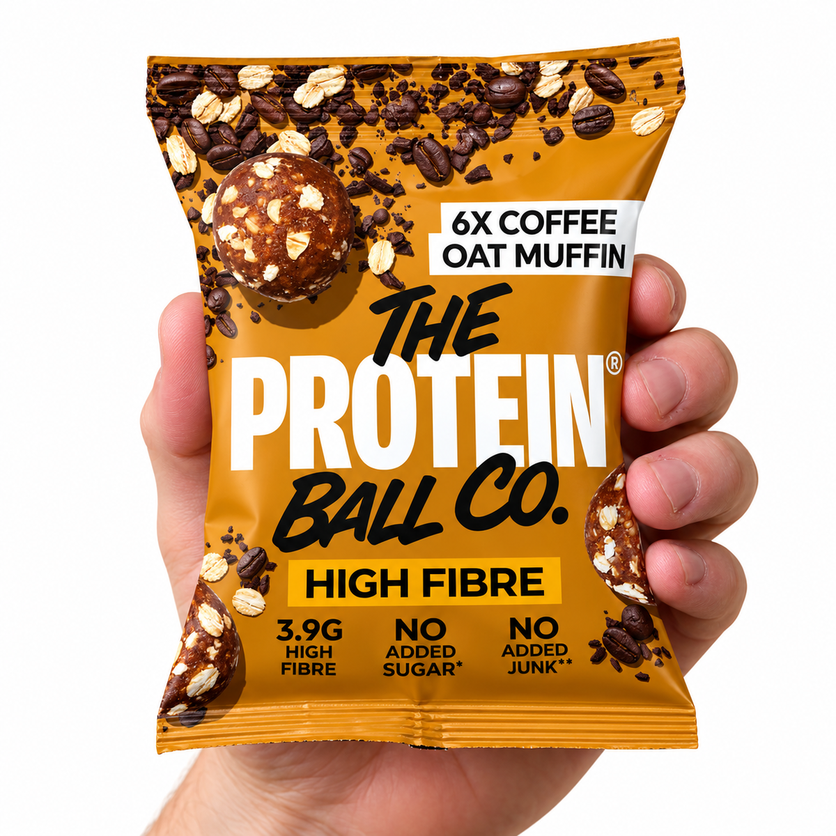 Coffee Oat Muffin Protein Balls - Breakfast on the go