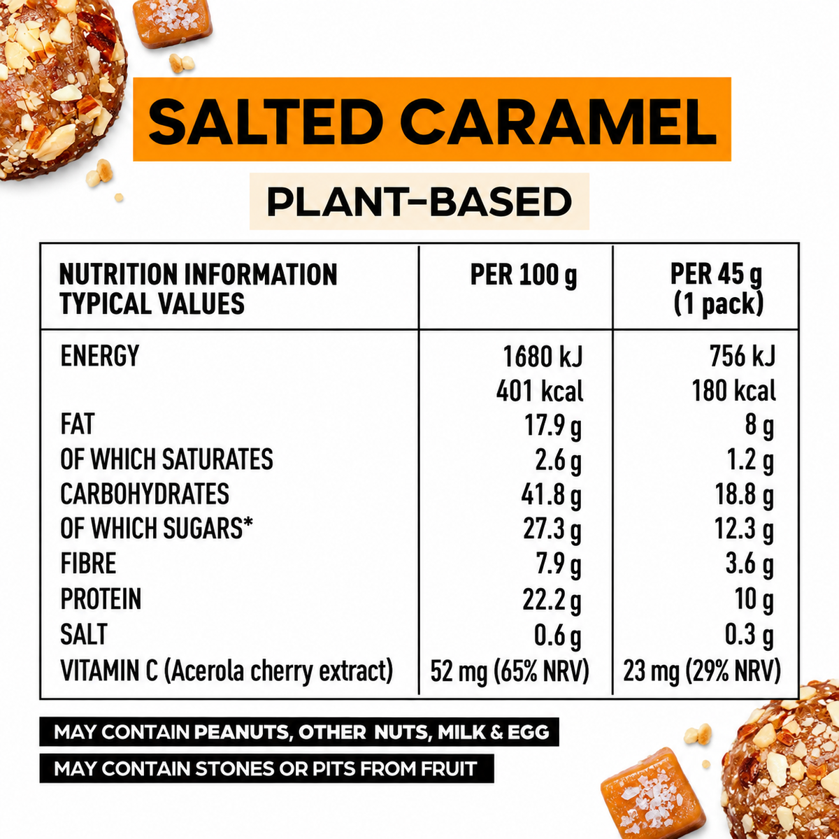 Salted Caramel Protein Balls