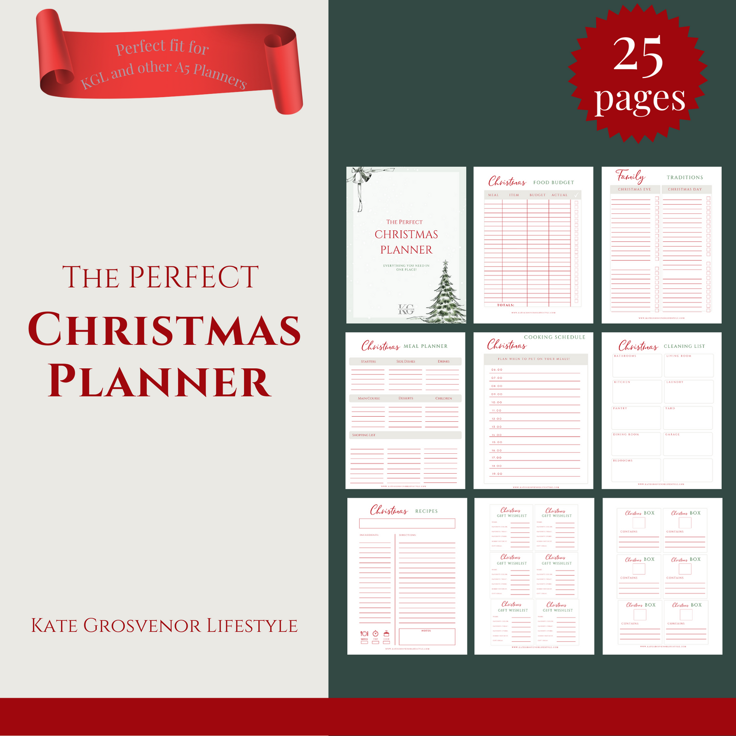 The Perfect Christmas Planner
