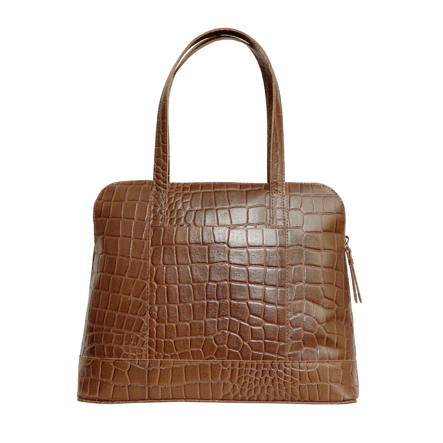 Eva Tan Crocodile Print Bag