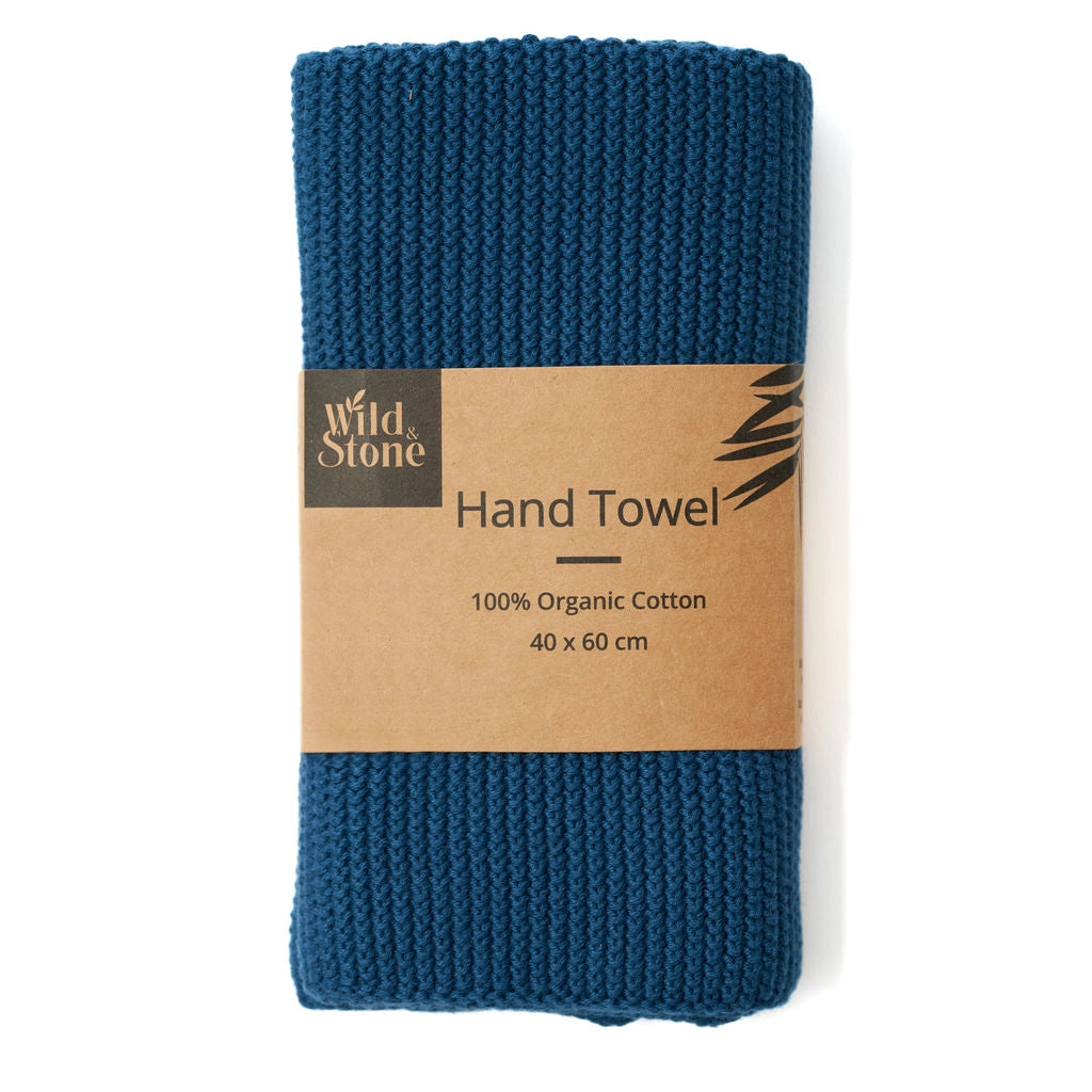 Hand Towels - 100% Organic Cotton - Ocean