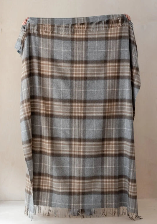 Lambswool Blanket in Mackellar Tartan