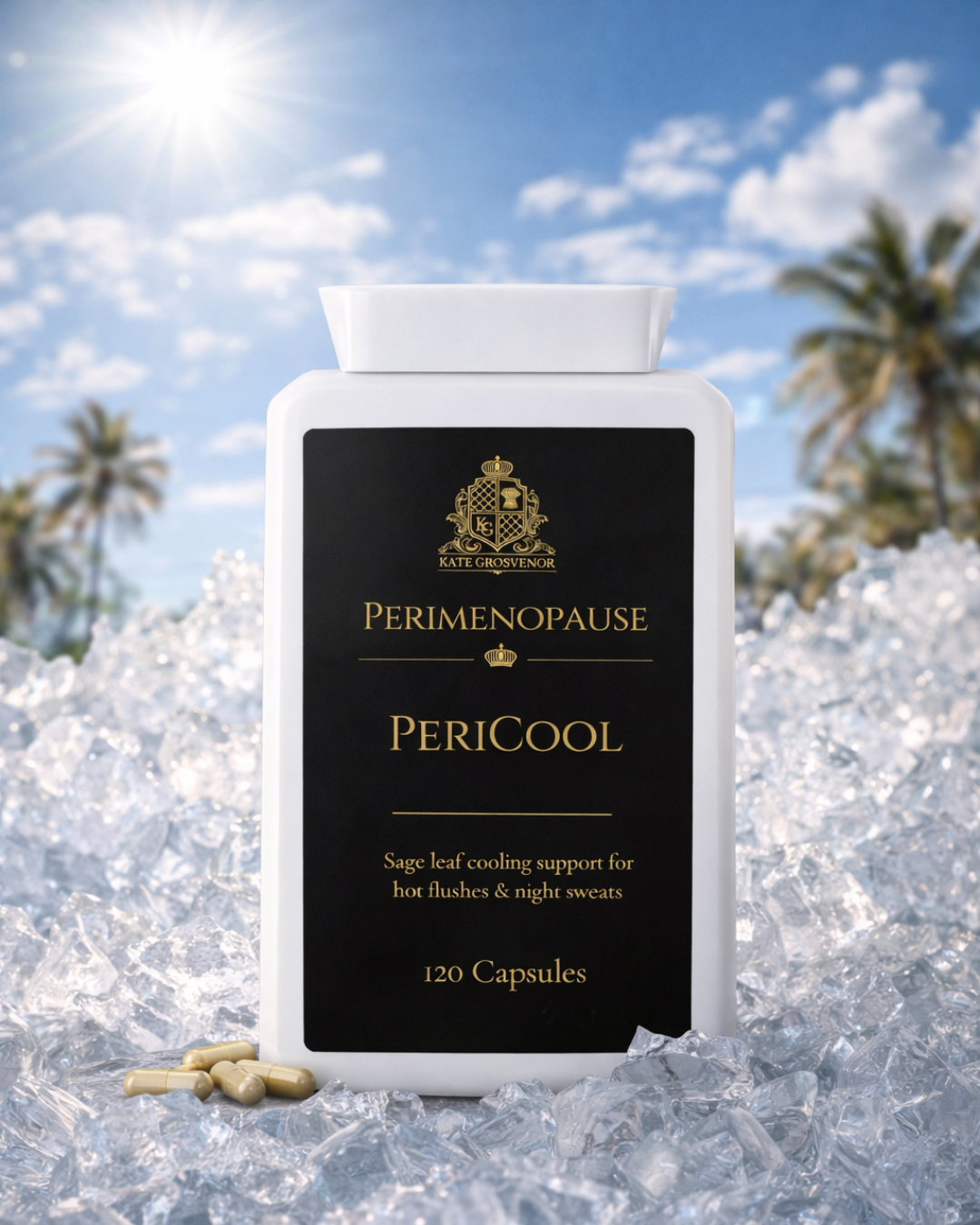 PeriCool: Sage Leaf Cooling Support for Hot Flushes & Night Sweats.