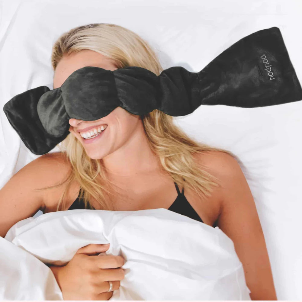 Nodpod Sleep Mask in Black- Weighted Eye Mask