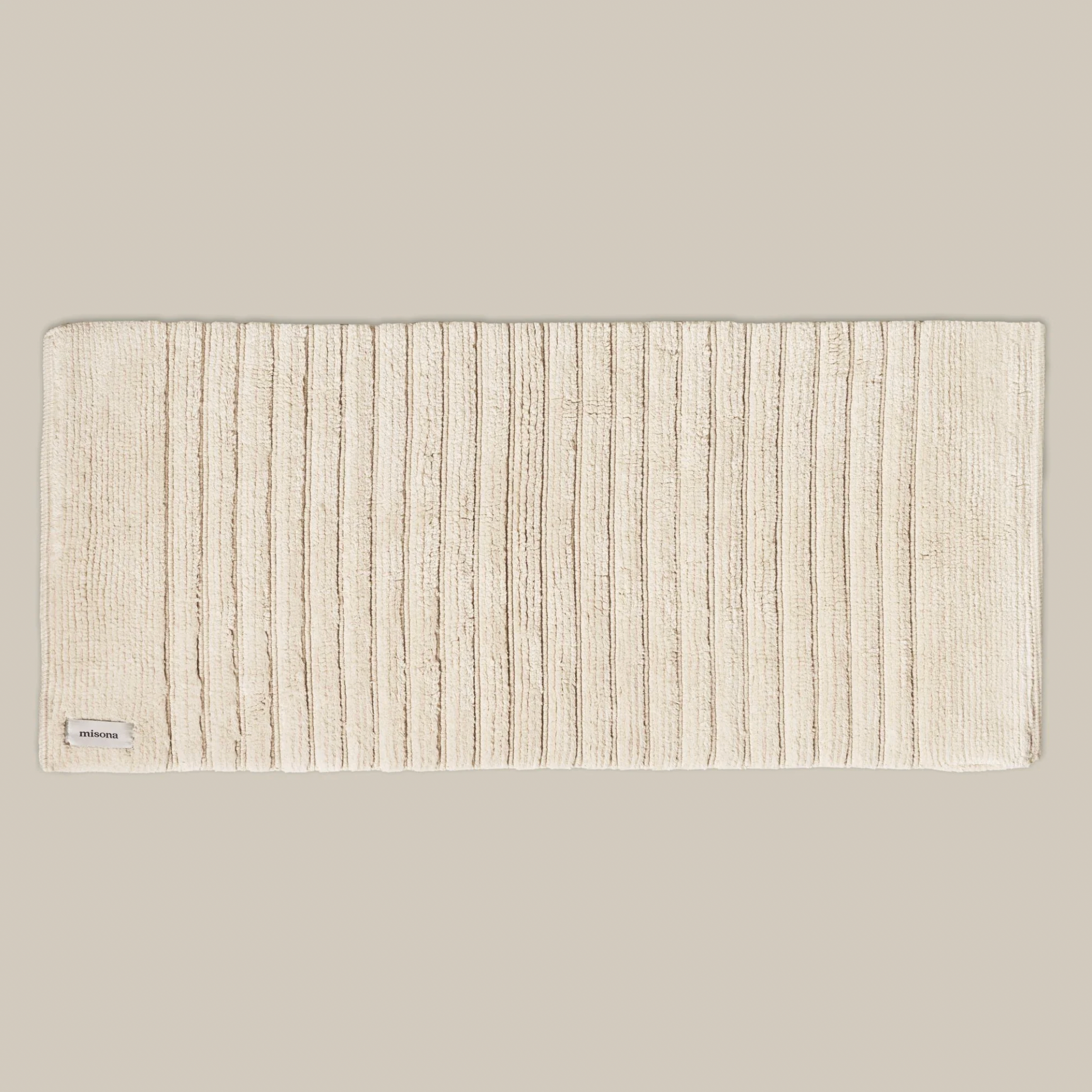 Organic Cotton Bath Mat / Natural