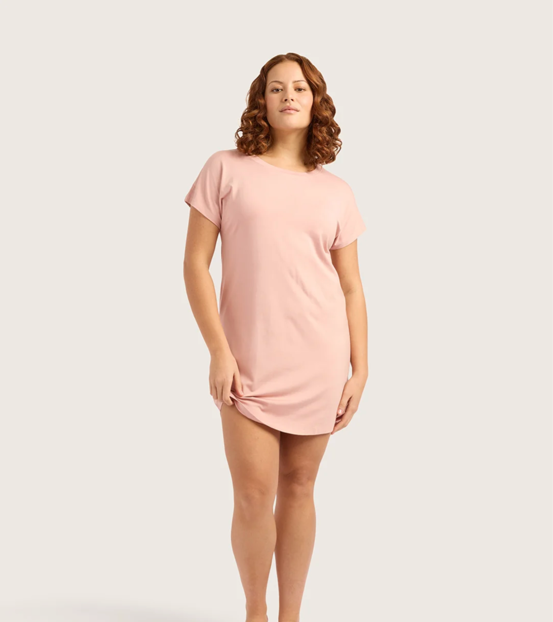 Goodnight Night Dress Dusty Pink