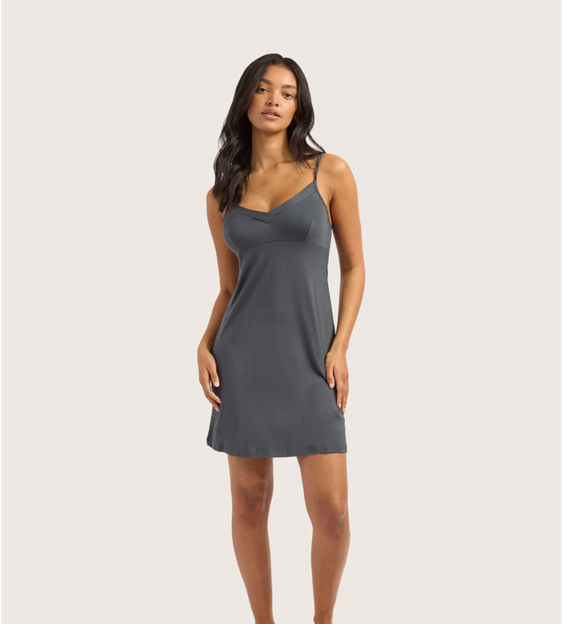 Goodnight Slip Sleep Dress Storm