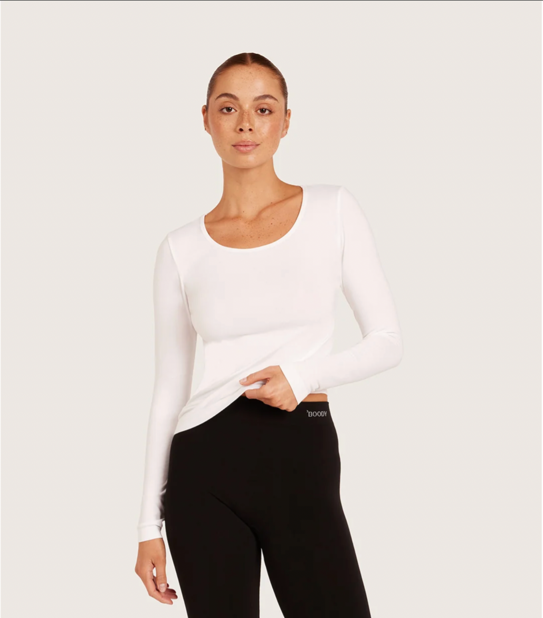 Long Sleeve Top White
