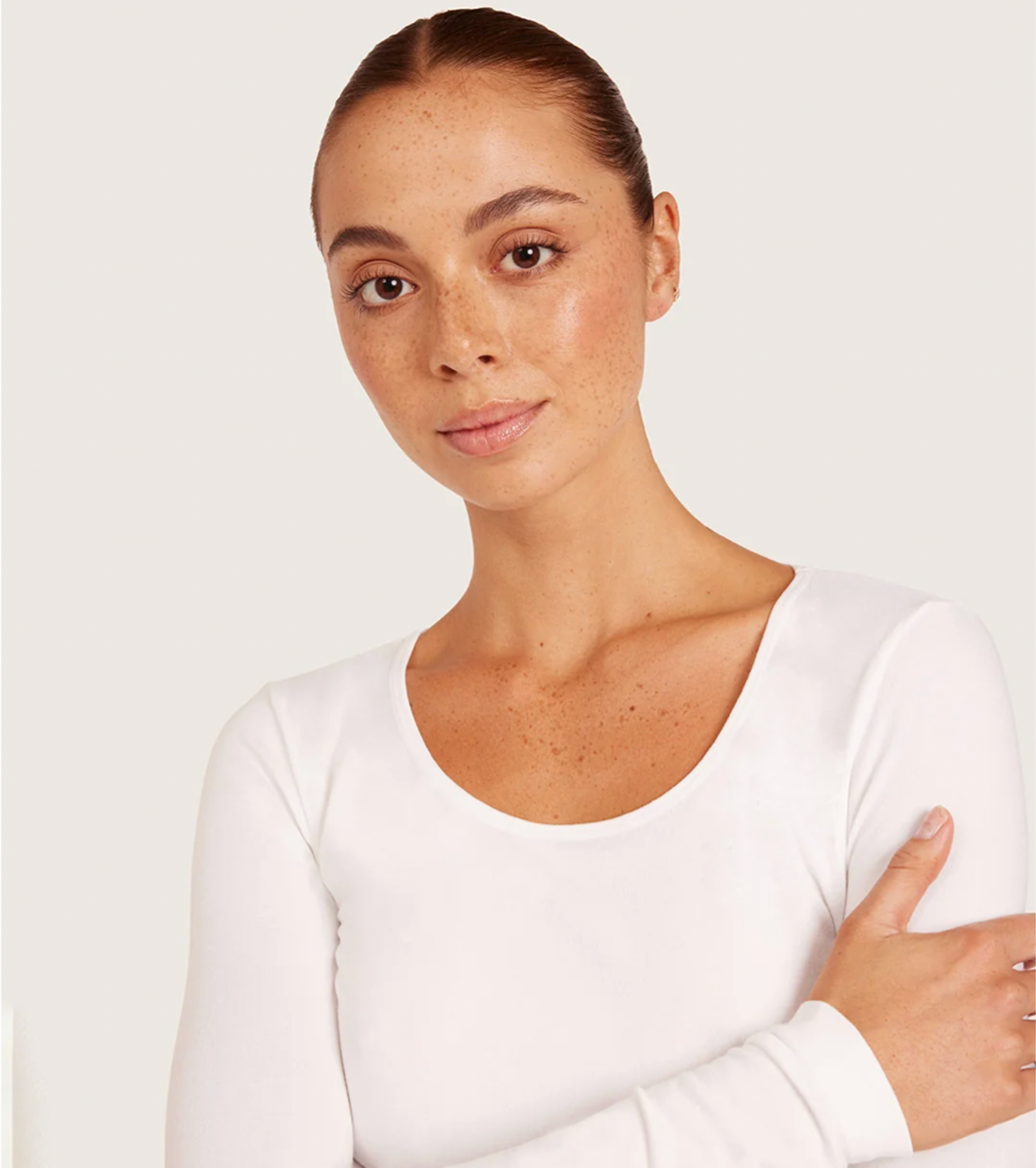 Long Sleeve Top White