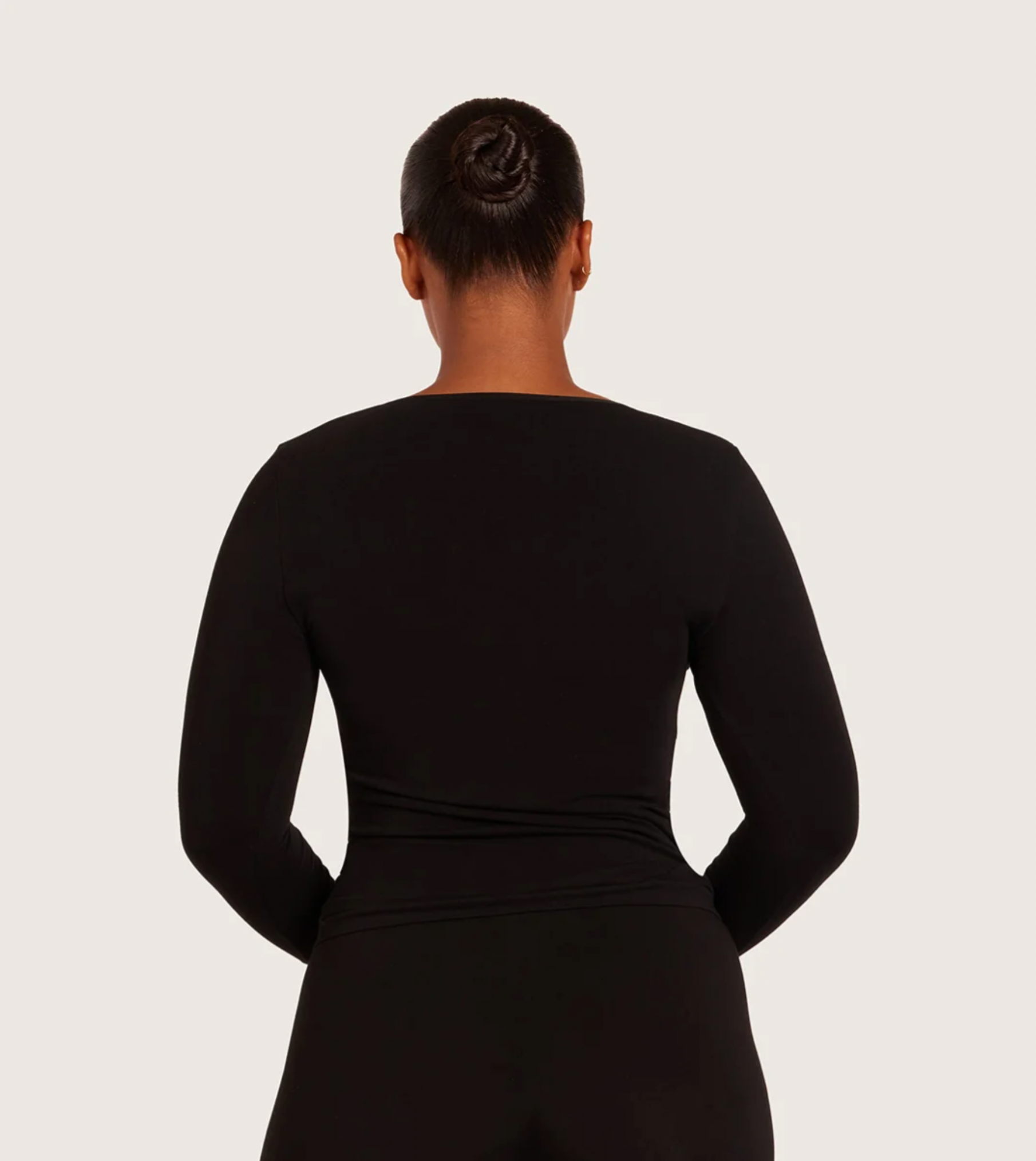 Long Sleeve Top Black