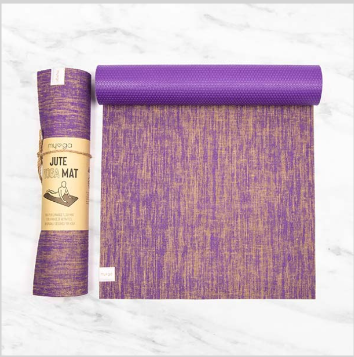 Myga Jute Mat - Purple