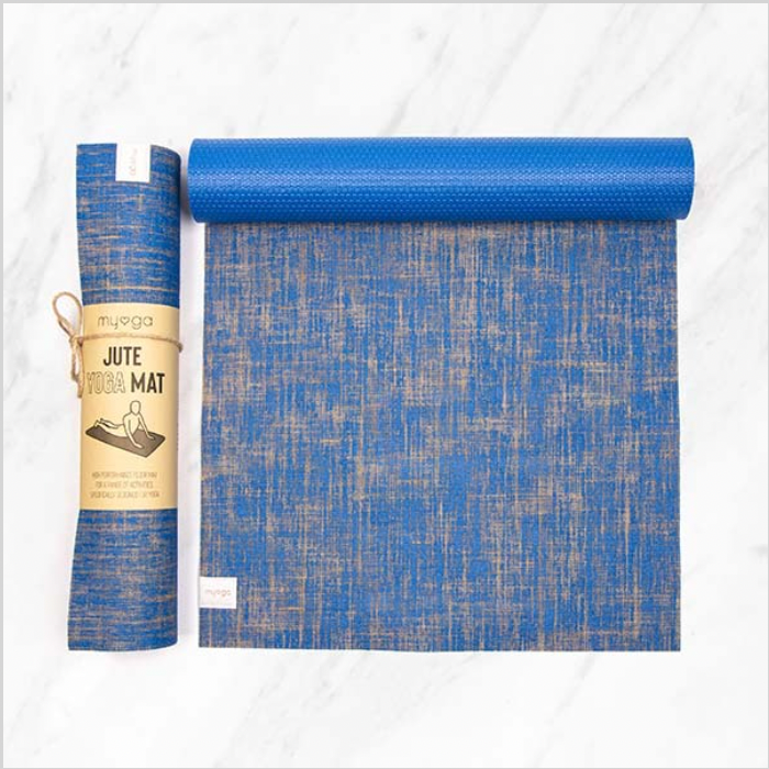 Myga Jute Mat - Blue