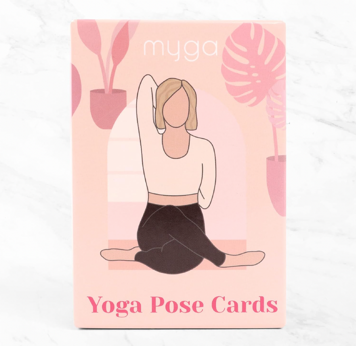 Myga Affirmation Yoga Pose Cards - Pack of 70