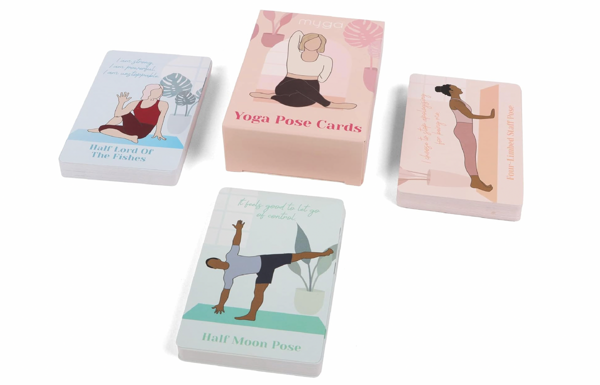 Myga Affirmation Yoga Pose Cards - Pack of 70