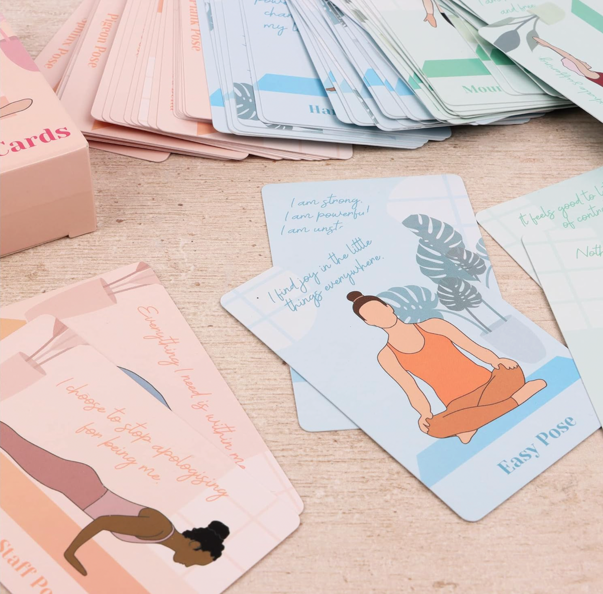 Myga Affirmation Yoga Pose Cards - Pack of 70