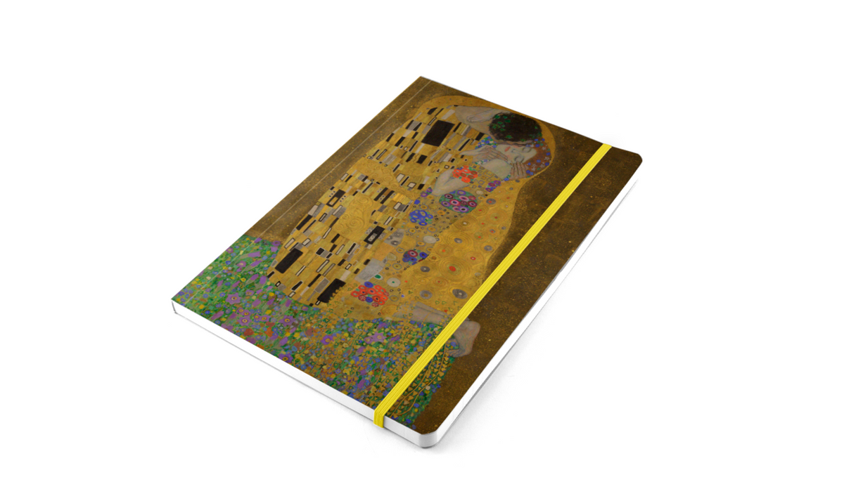 Gustav Klimt The Kiss A5 Softcover Notebook