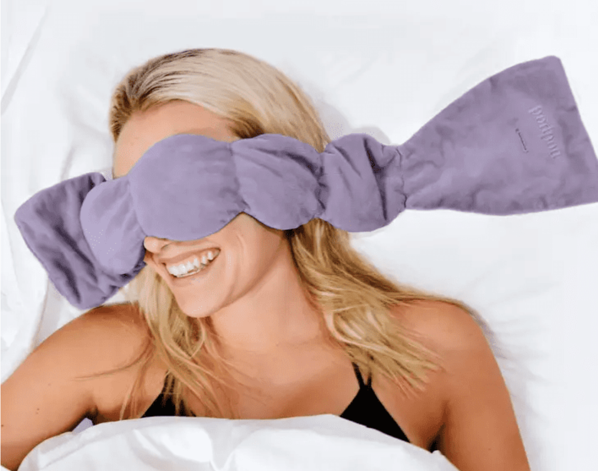 Nodpod Sleep Mask in Wisteria - Weighted Eye Mask