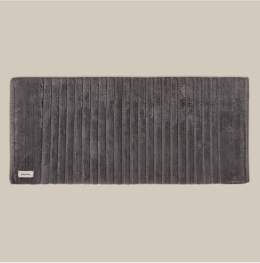 Organic Cotton Bath Mat / Dark Grey
