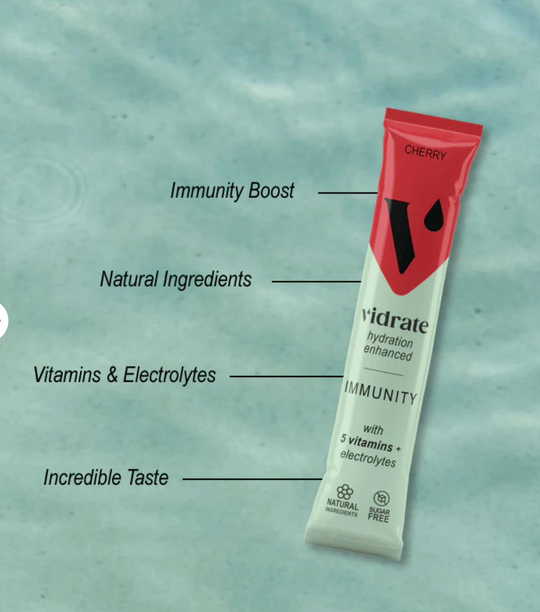 Cherry Vidrate Hydration Sachets