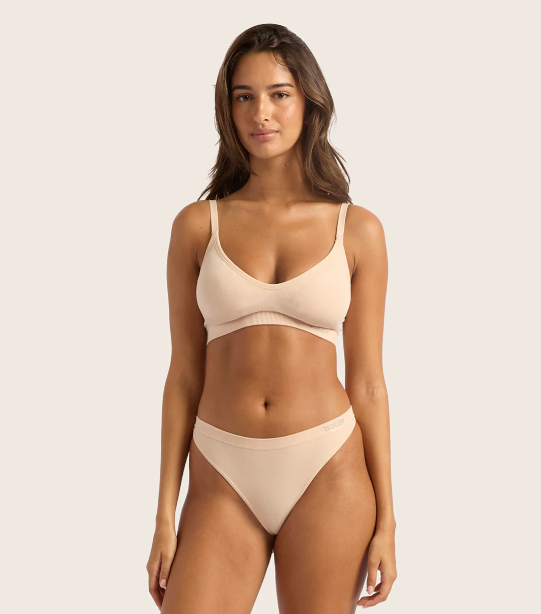 Boody Organic Bamboo G-String - Nude