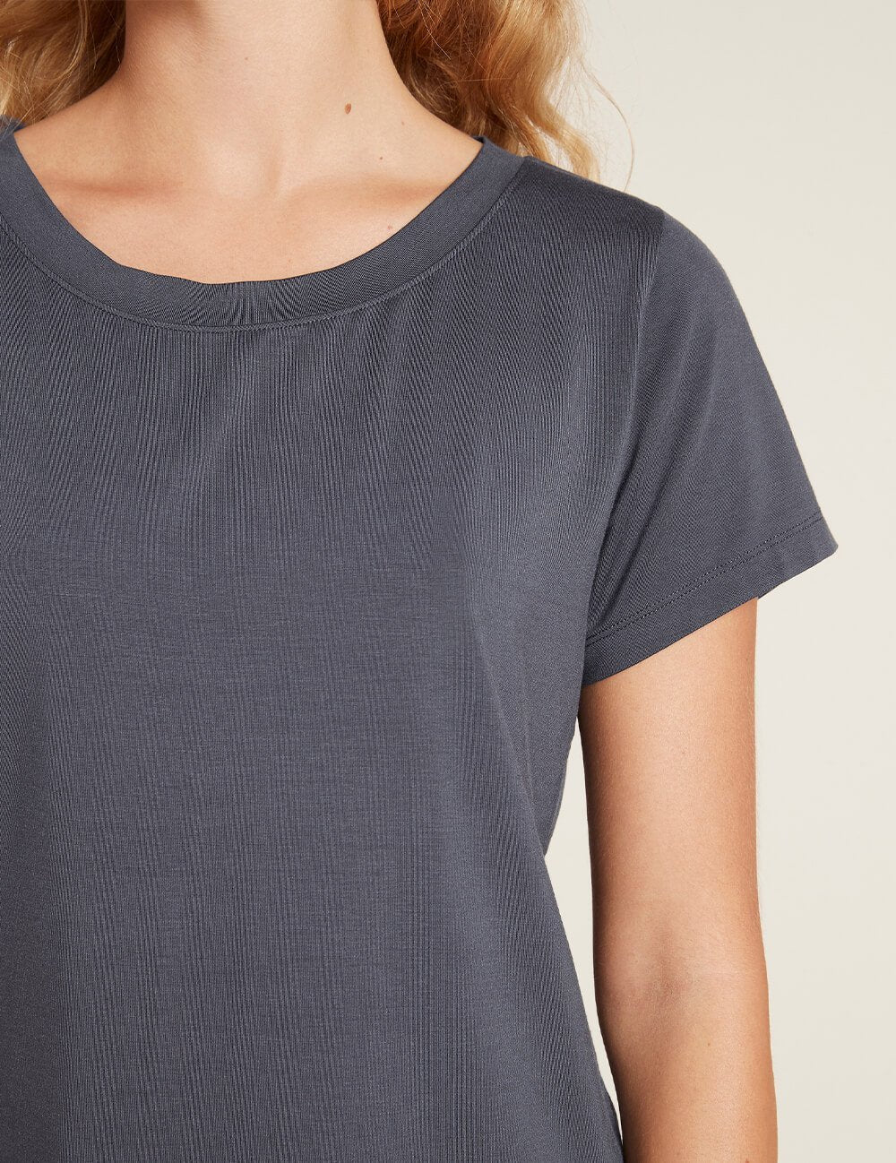 Bamboo Goodnight Sleep Tee Storm