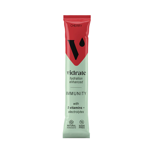 **NEW FLAVOUR** Vidrate Cherry Immunity Hydration Sachets (10)