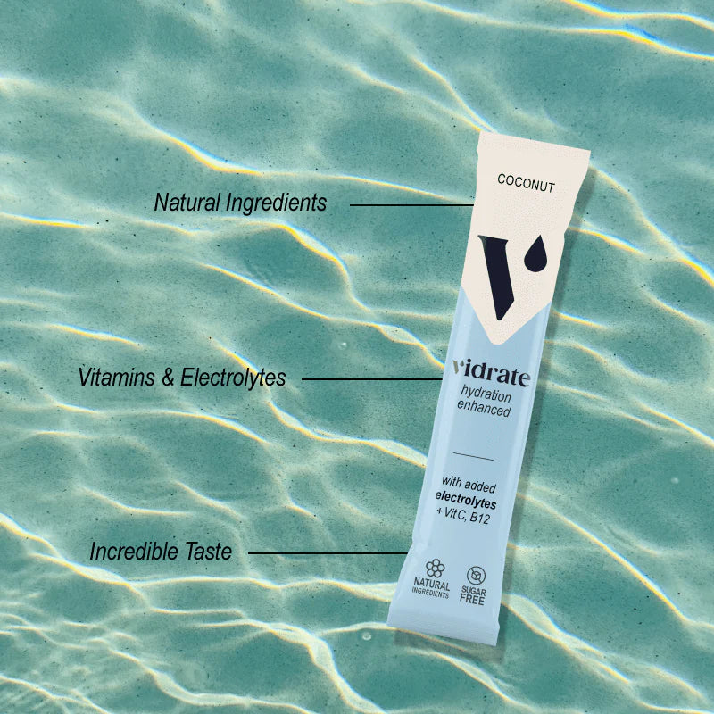 Vidrate Coconut Hydration Sachets
