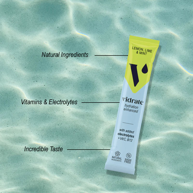 Vidrate Lemon Lime & Mint Hydration Sachets