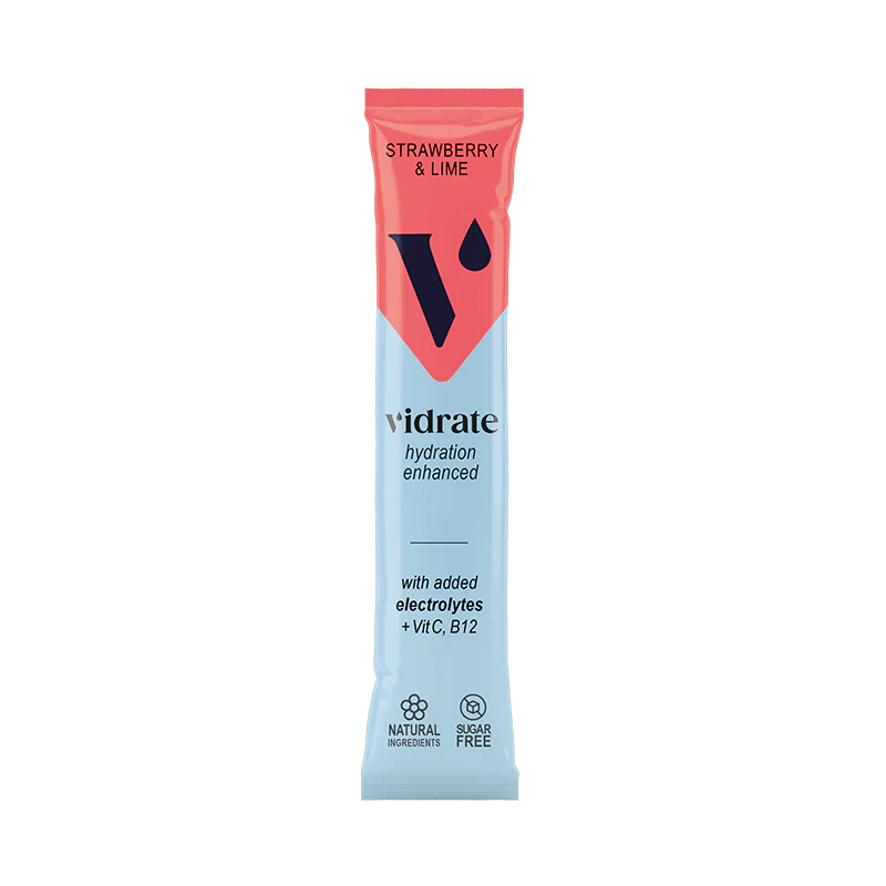 Vidrate Strawberry & Lime Hydration Sachets