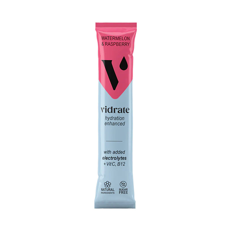 **NEW FLAVOUR** Watermelon & Raspberry Vidrate Hydration Sachets (10)