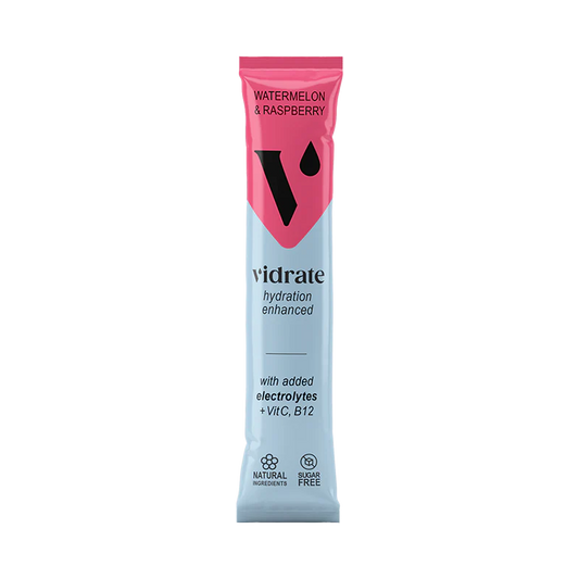 **NEW FLAVOUR** Watermelon & Raspberry Vidrate Hydration Sachets (10)
